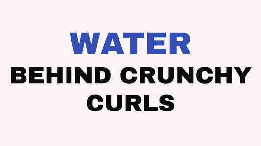 Water behind crunchy curls, from Hyde Salon in Chapin and Columbia SC