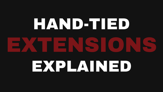 Hand-tied extensions guide for first-timers at Hyde Salon, Chapin SC.
